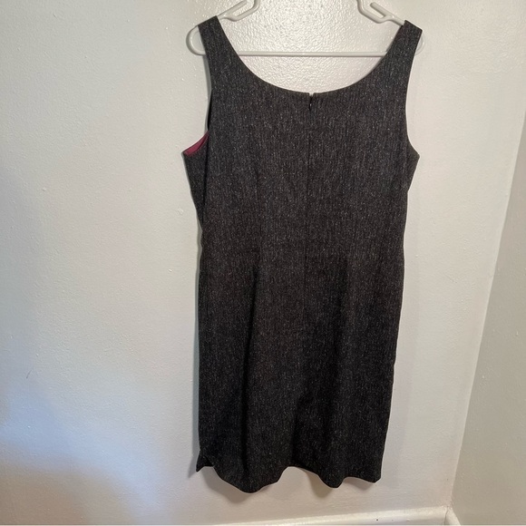 Jessica Howard Sleeveless Sheath Dress Charcoal Gray 14 - Picture 6 of 13